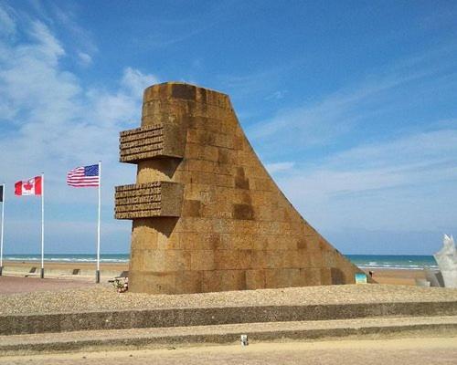 Omaha Beach Vue Les Braves Saint-Laurent-sur-Mer Esterno foto
