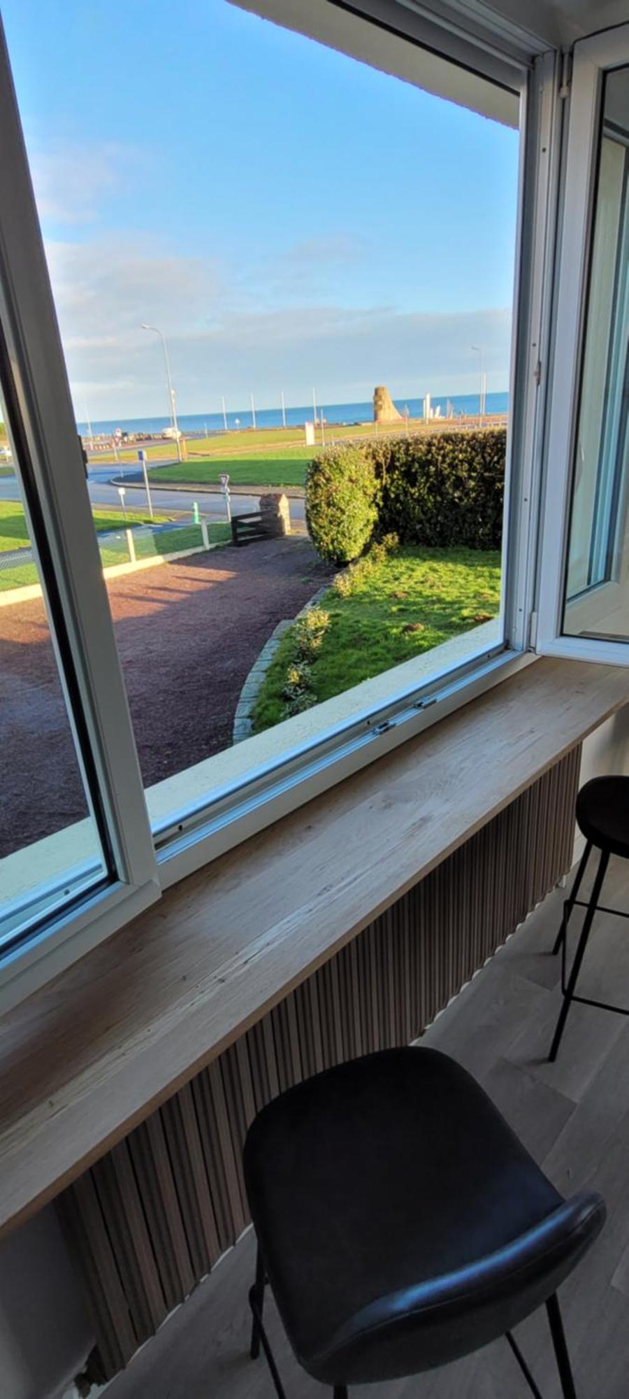 Omaha Beach Vue Les Braves Saint-Laurent-sur-Mer Esterno foto
